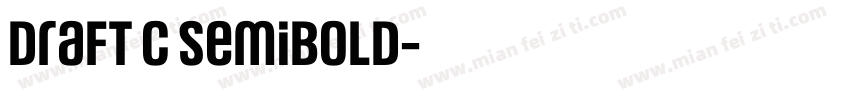 Draft C SemiBold字体转换